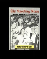 1970 Topps #310 Mets Whoop It Up WS VG to VG-EX+