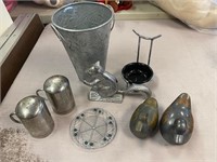 Assorted Pewter Decor