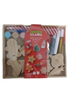 Mondo Llama Paint-Your-Own Wood Cookies Craft Kit