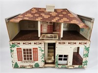 VINTAGE KEYSTONE WOOD DOLL HOUSE