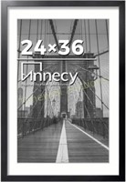 Annecy 24x36 Frame Black - Fits 20x30 with Mat