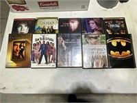 10 assorted movies