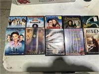 10 assorted movies