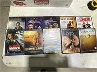 10 Assorted movies