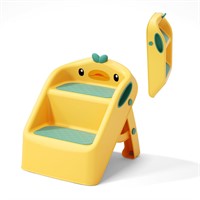 Toddler Step Stool Folding, Yellow, 2 Step Stool f