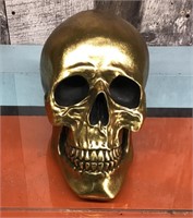 Gold skull - ceramic