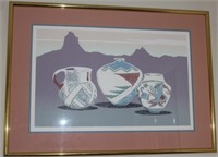 American Legacy pottery print, Artist Proof and