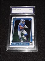 Amon-Ra St Brown 2021 Optic GEM MT 10 Rated Rookie