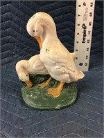 Vintage Cast Iron Ducks Door Stop