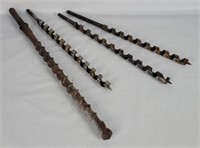 4 Long Auger Drill Bits