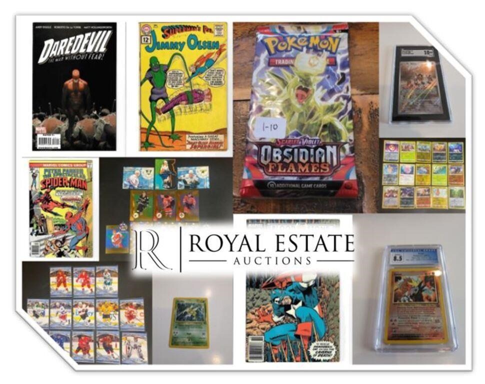Welcome to our Trading Card and Comic Book Sale