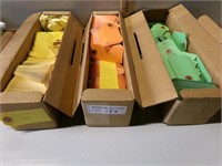 3 boxes of small tags