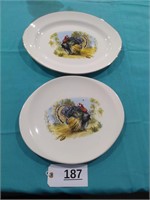 2 Turkey Platters