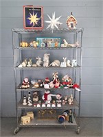 Large Lot Of Holiday Decor - Rack Not Included