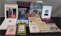 Box 13 Books- Diana,NASA, Book of Slang & Others