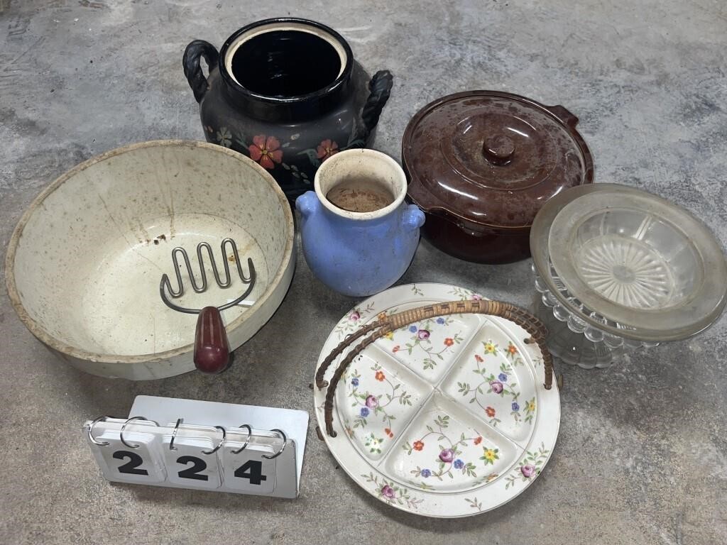 Pottery & glassware