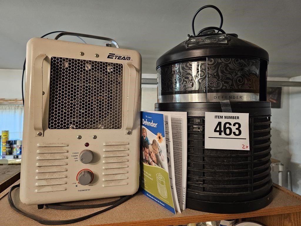 Air filter & heater
