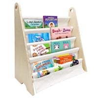 B2092  Olizee Kids Bookshelf, 4 Tier Nursery Book