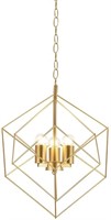 Cage Ceiling Gold Pendant