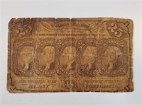 25 Cent Postage Currency FR-1281