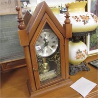 KEYWIND CATHEDRAL TOP MANTLE CLOCK