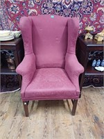 Good Upholstered Wing Back Armchair - Early