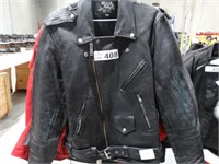 Black Role (Ladies) Motorcycle Jacket Size 3XL