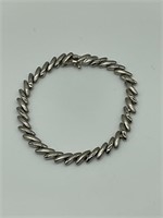 Sterling Silver Fancy Link Bracelet