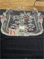 Mikasa Crystal Cherry Blossom Dish