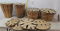 Bushel Baskets with lids