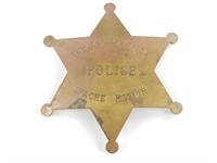 Vintage not authentic Indian service badge