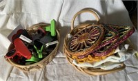 Baskets, Pot Holders and Assorted Magnets