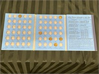 SIX COINS w/ Lincoln 1 Cent Collection Booklet