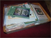 Box full of Quilt patterns