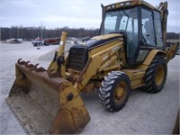 2002 CAT 420D 4X4 backhoe/loader- +TAX- WAIVER