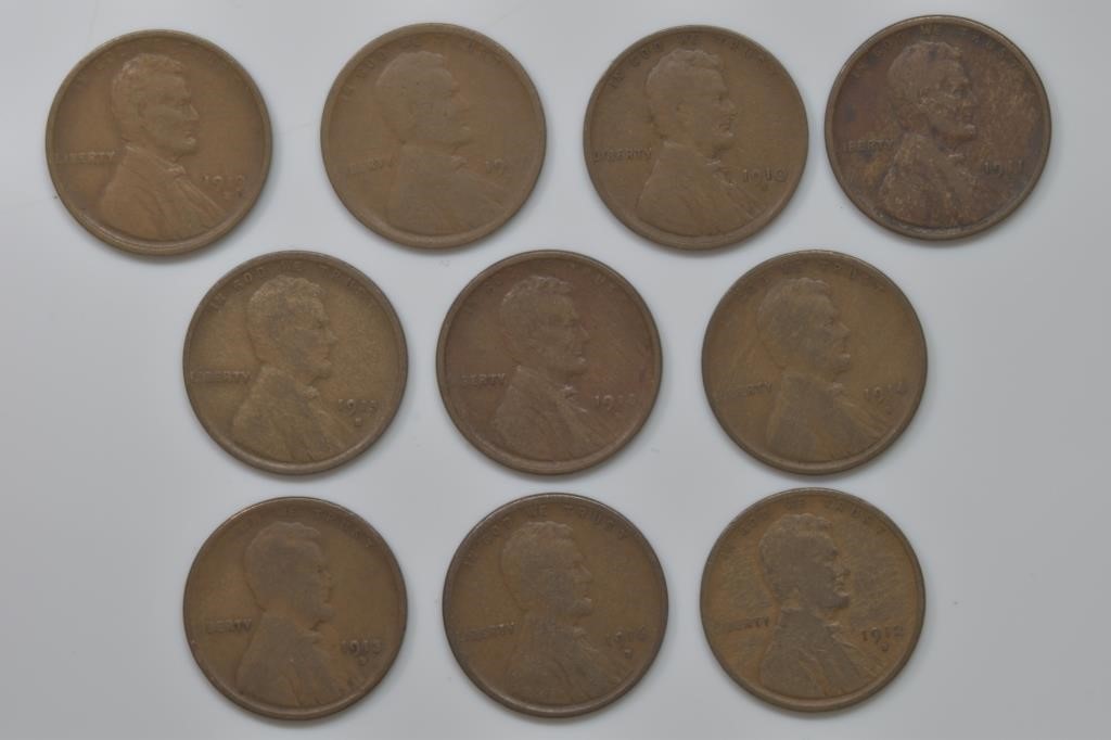 10 - Lincoln Head Cents S Mint Marks