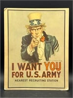 1978 UNCLE SAM WANTS YOU SIGN/POSTER