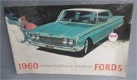 1960 Ford Brochure. Original. Vintage.