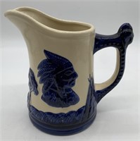 Old Sleepy Eye pottery pitcher