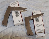 (2) WINCHESTER POCKET KNIVES NIB