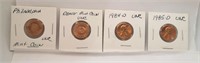 P&D Mint Coins, 1984-D, 1985-D UNC