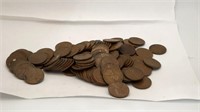 112 Unsearched Wheat Pennies