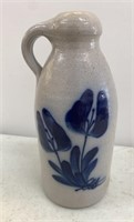 Salmon Falls Stoneware Salt Glaze Finger Jug 9"