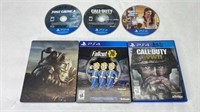 PS4 game lot  GTA Call of Duty fallout 76
