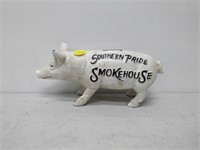 cast iron advertising pig