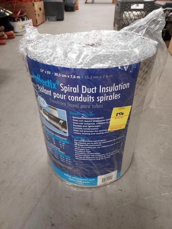 ROLL OF DUCT INSULATION