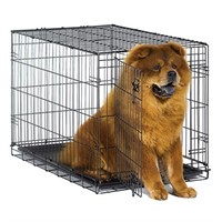 New World 36" Folding Metal Dog Crate, Includes