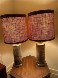 matching ship lamps each stands 37 inches tall
