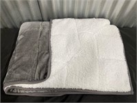 Warm Soft, Weighted Blanket Grey