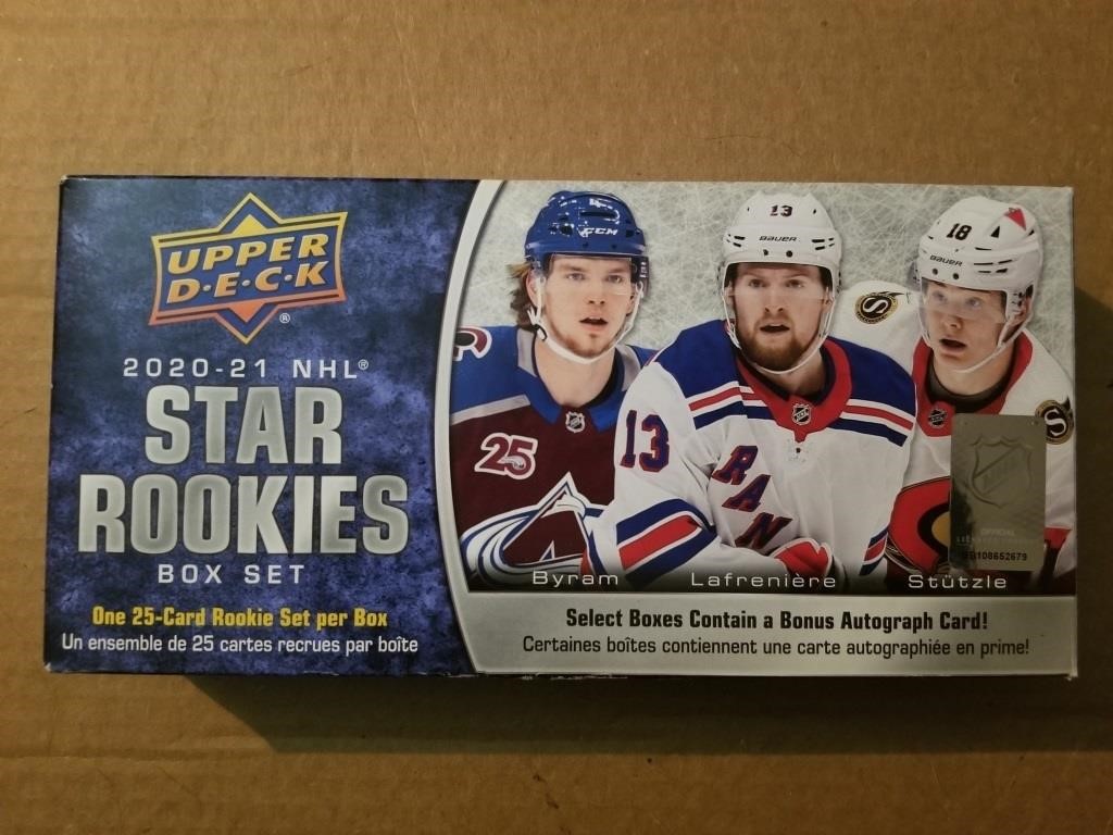 Ud 2020-21 Star Rookies box set complete